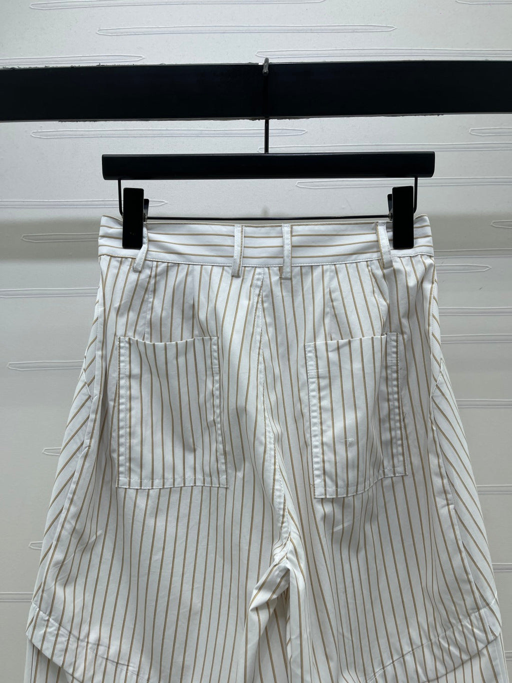 Striped cargo shorts