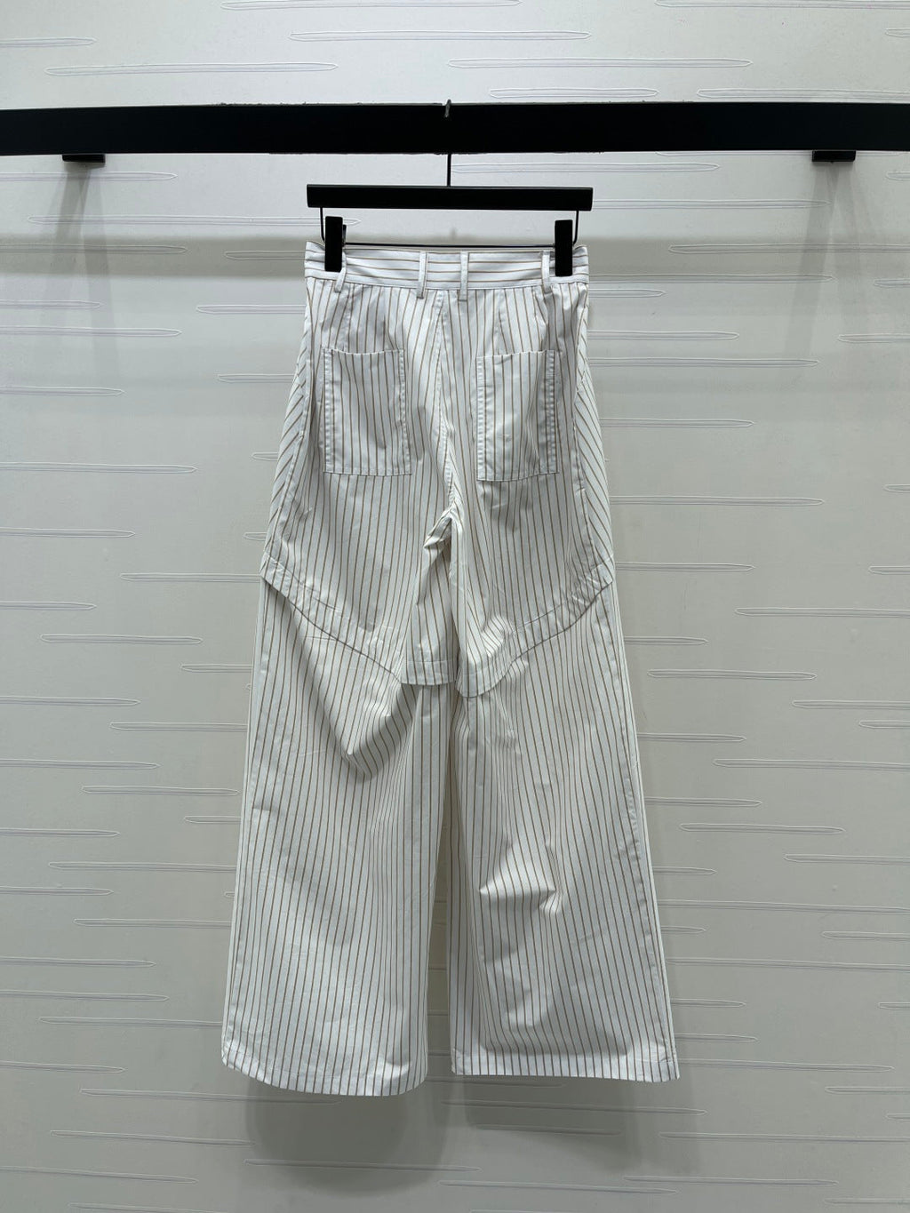 Striped cargo shorts