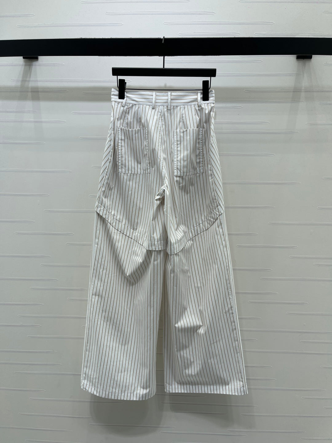 Striped cargo shorts