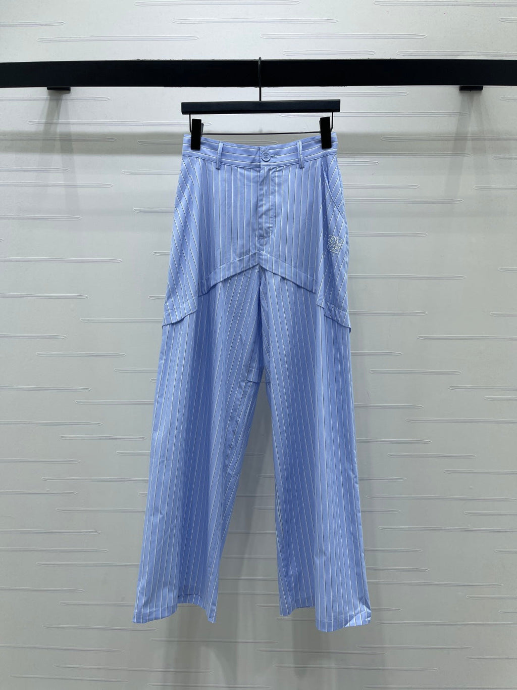 Striped cargo shorts