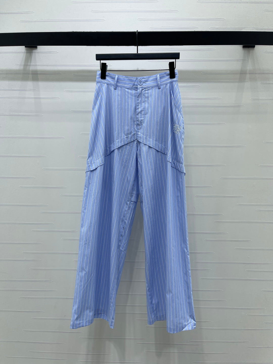 Striped cargo shorts