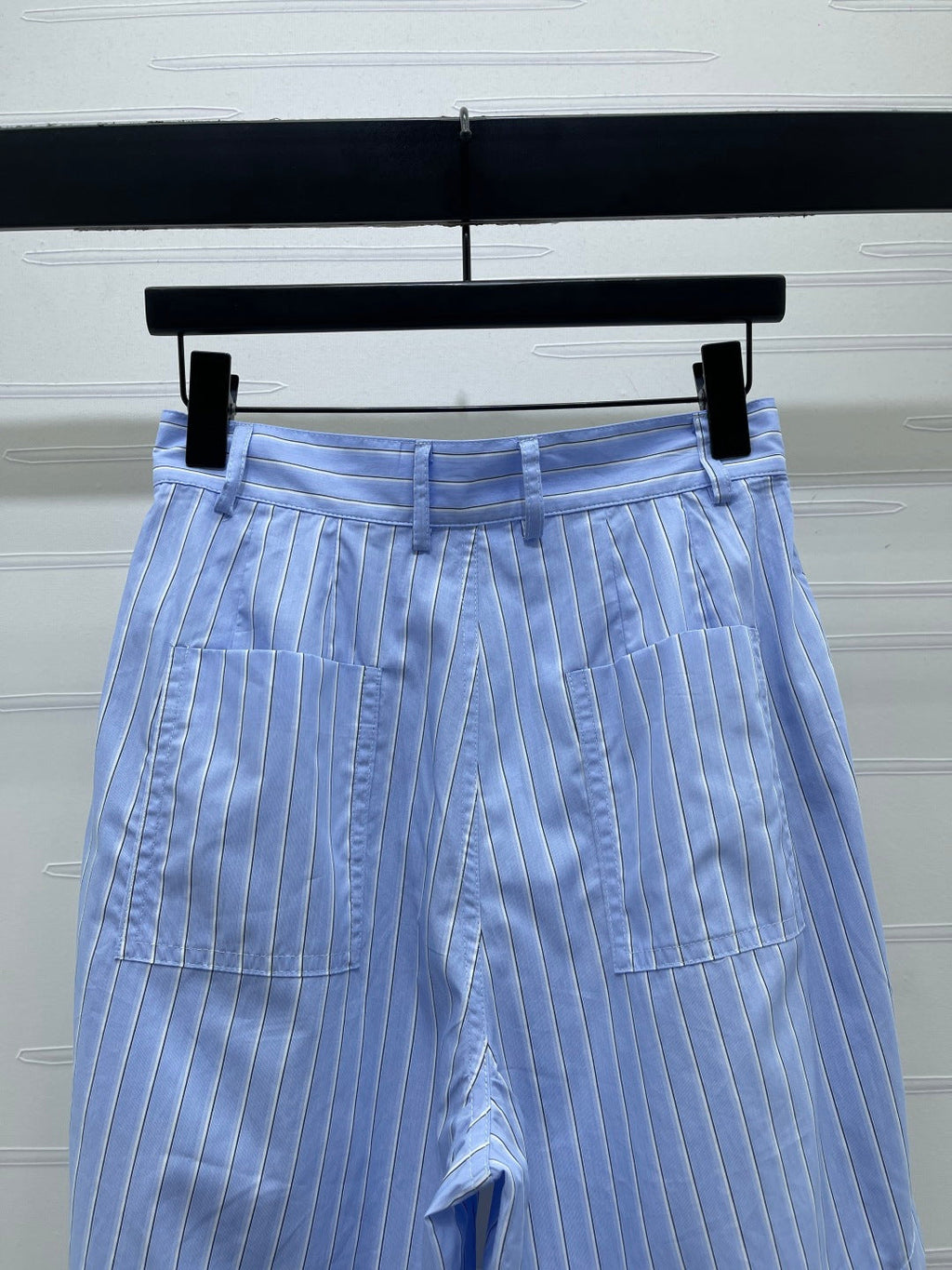Striped cargo shorts