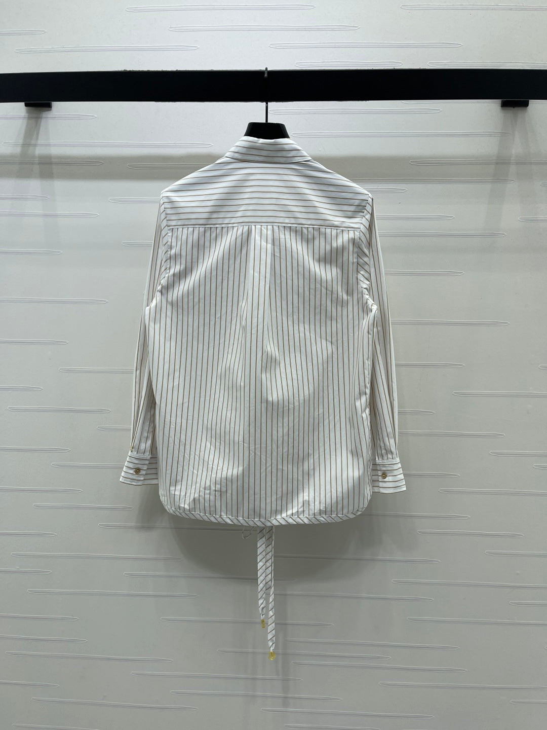 Striped Tie-Up Shirt