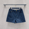 Denim shorts