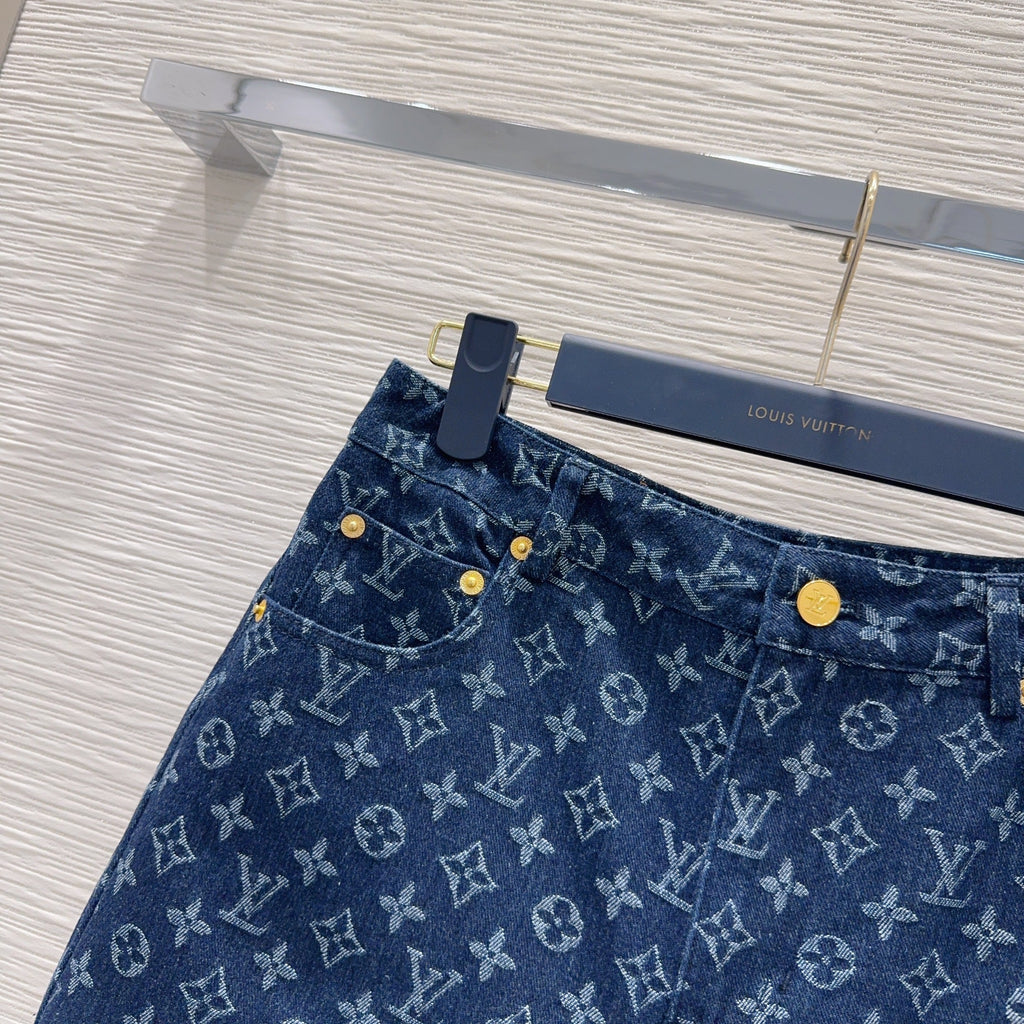 Denim shorts
