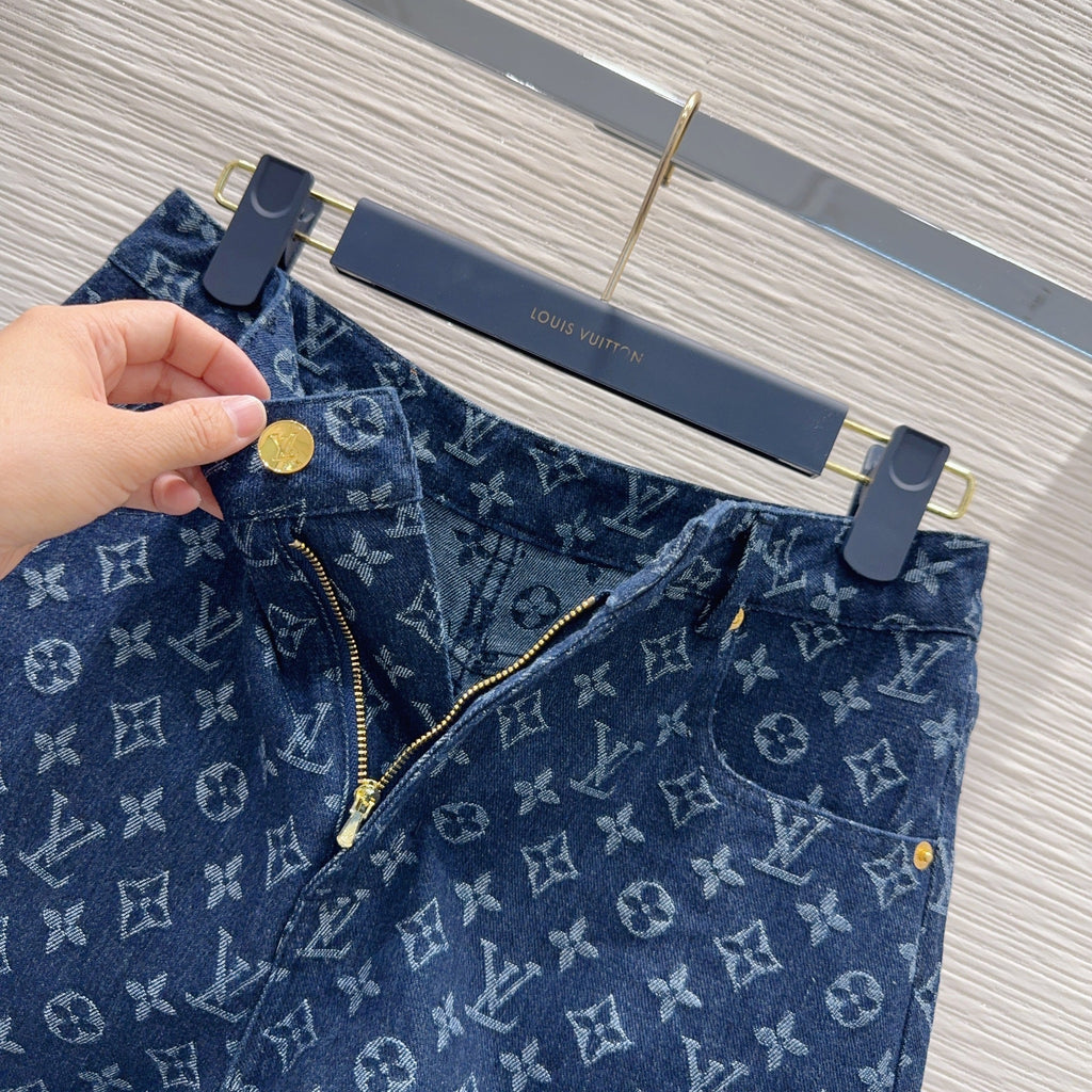 Denim shorts