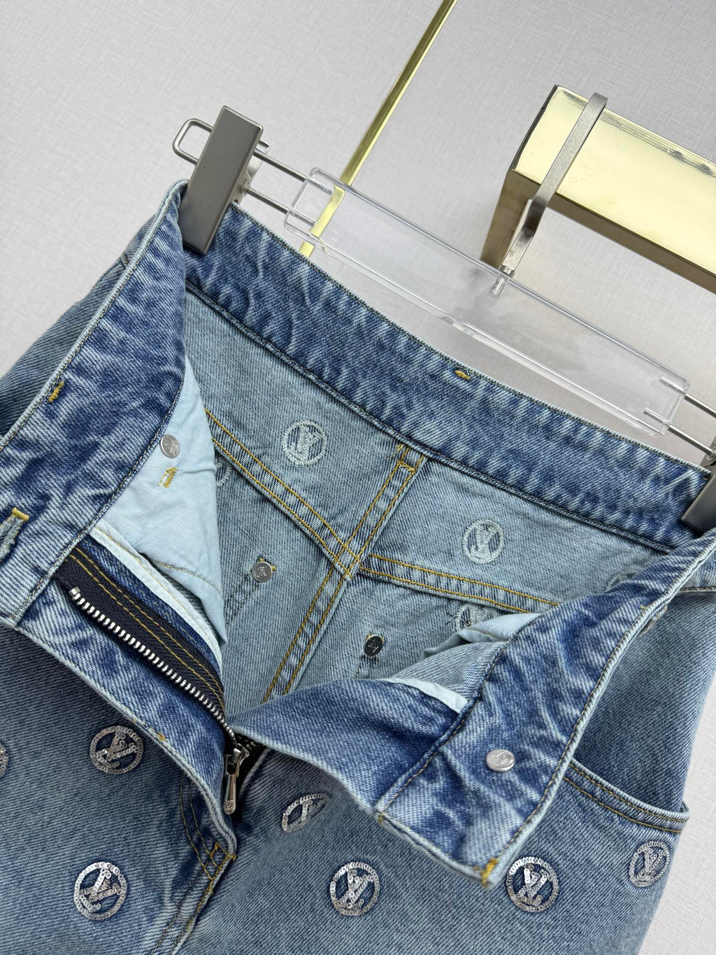 Heavy-duty letter sequin shorts