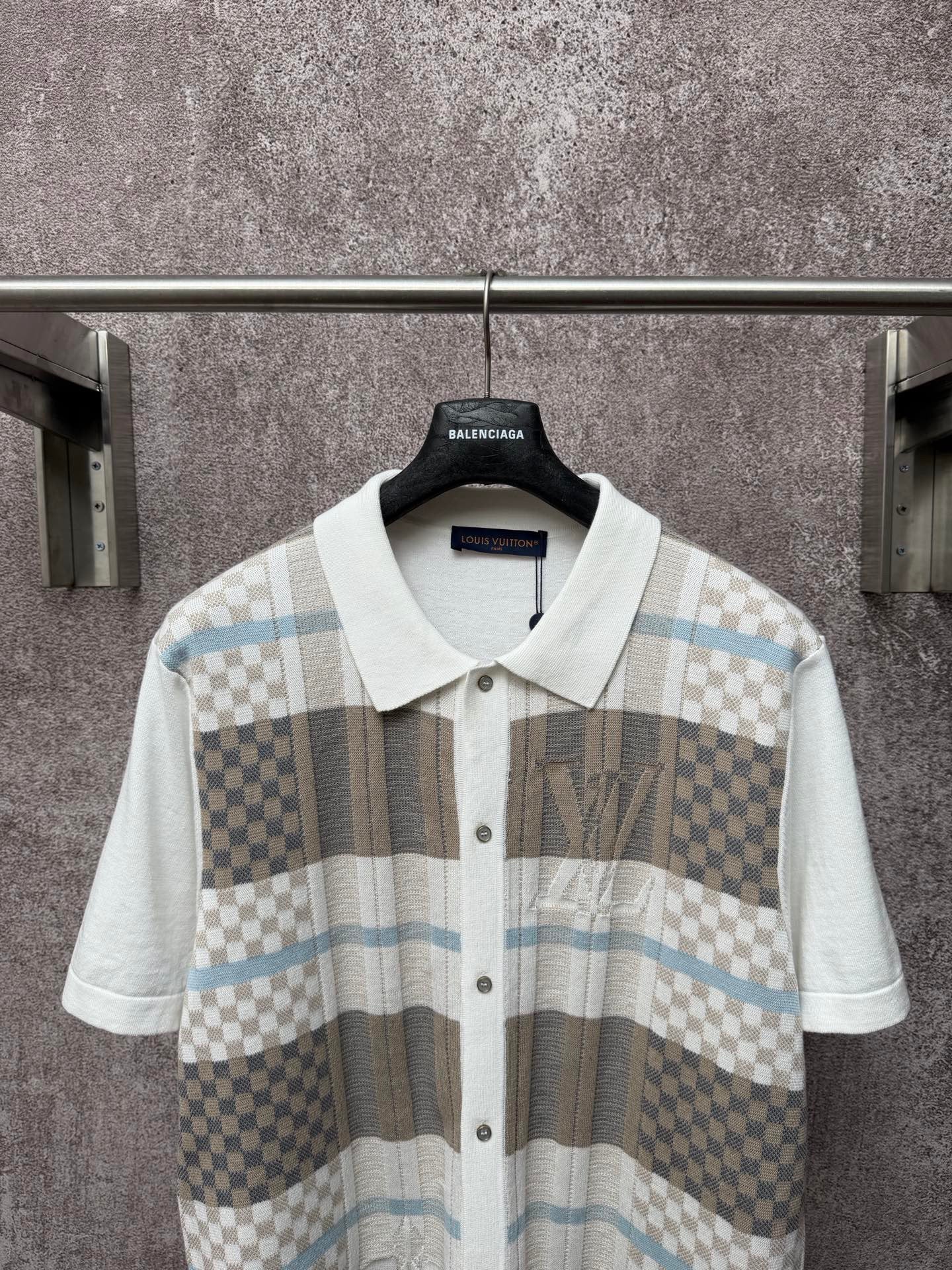 Knitted Short-Sleeve Shirt