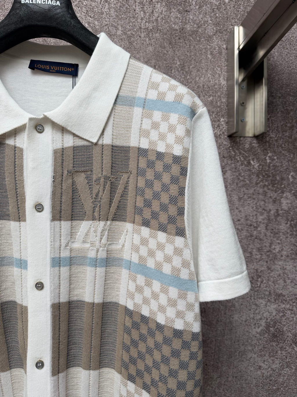 Knitted Short-Sleeve Shirt