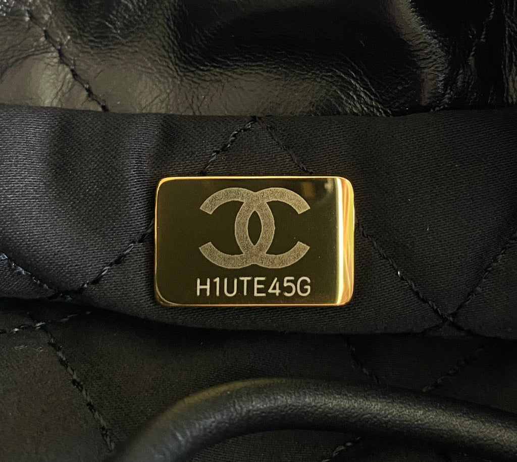 Mini Black &amp; Gold Chain Bag