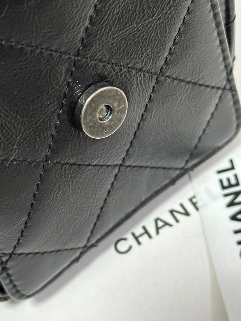 "Mandarin Duck" Chain Bag — Black Mini