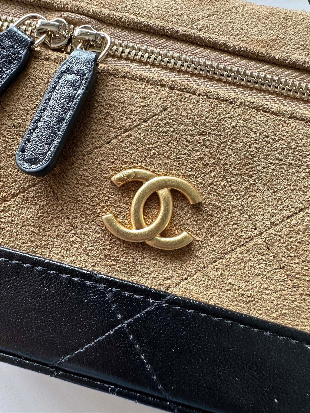Suede Box Bag