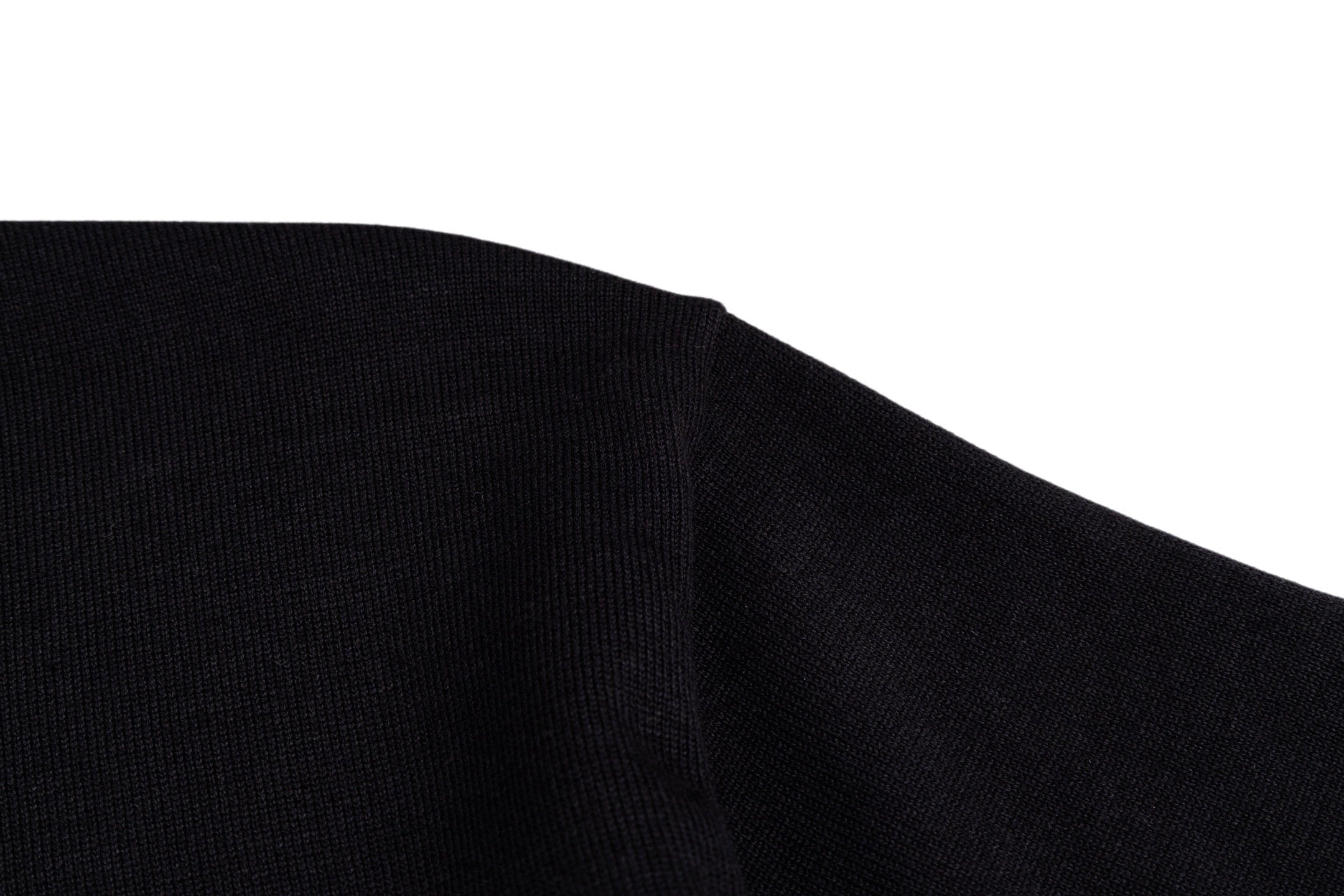 Nylon-Paneled Monogram Pocket Knitted Short-Sleeve Top