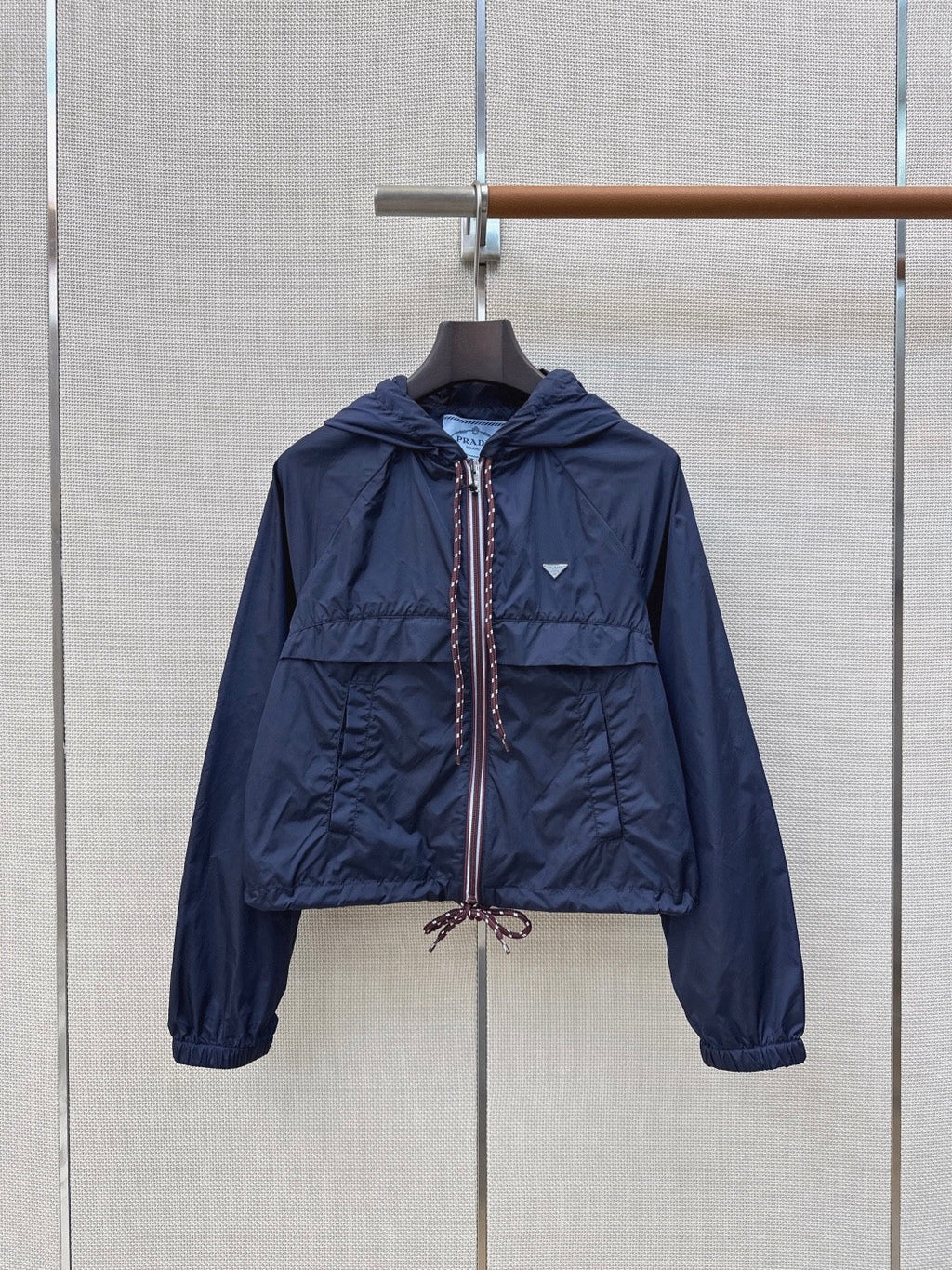 Hooded zip-up sun protection jacket