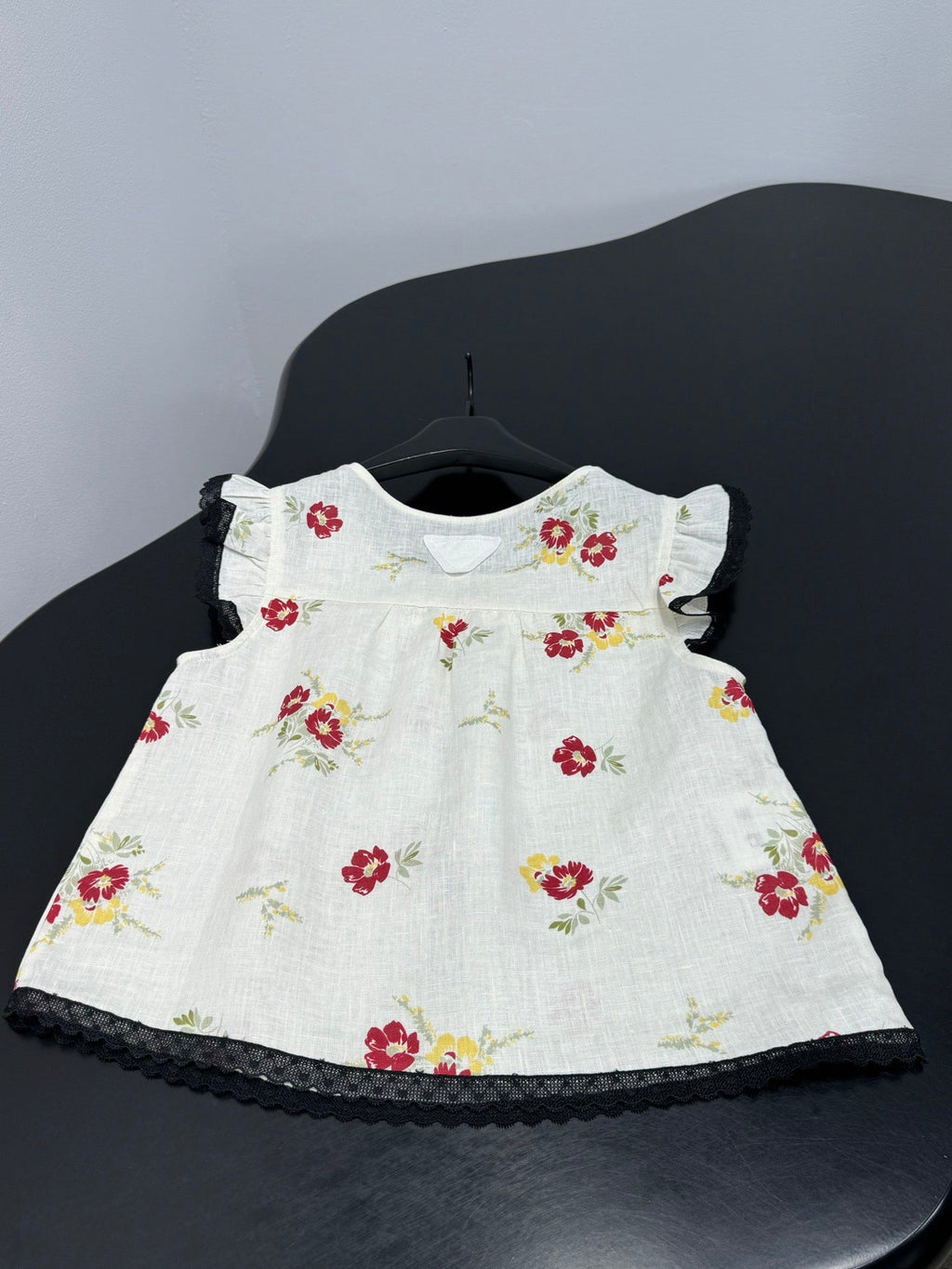 Floral Print Linen Top