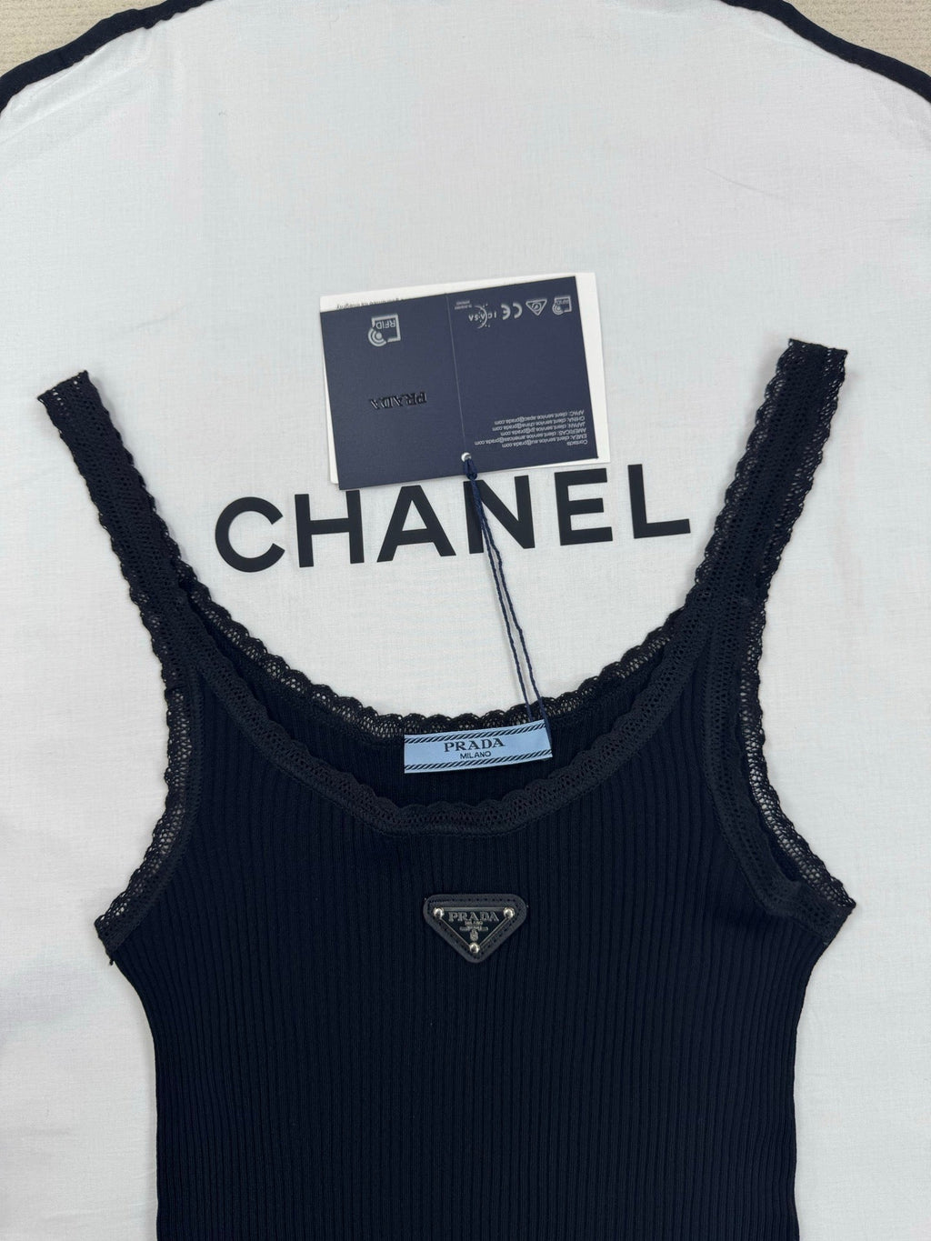 Lace patchwork vest
