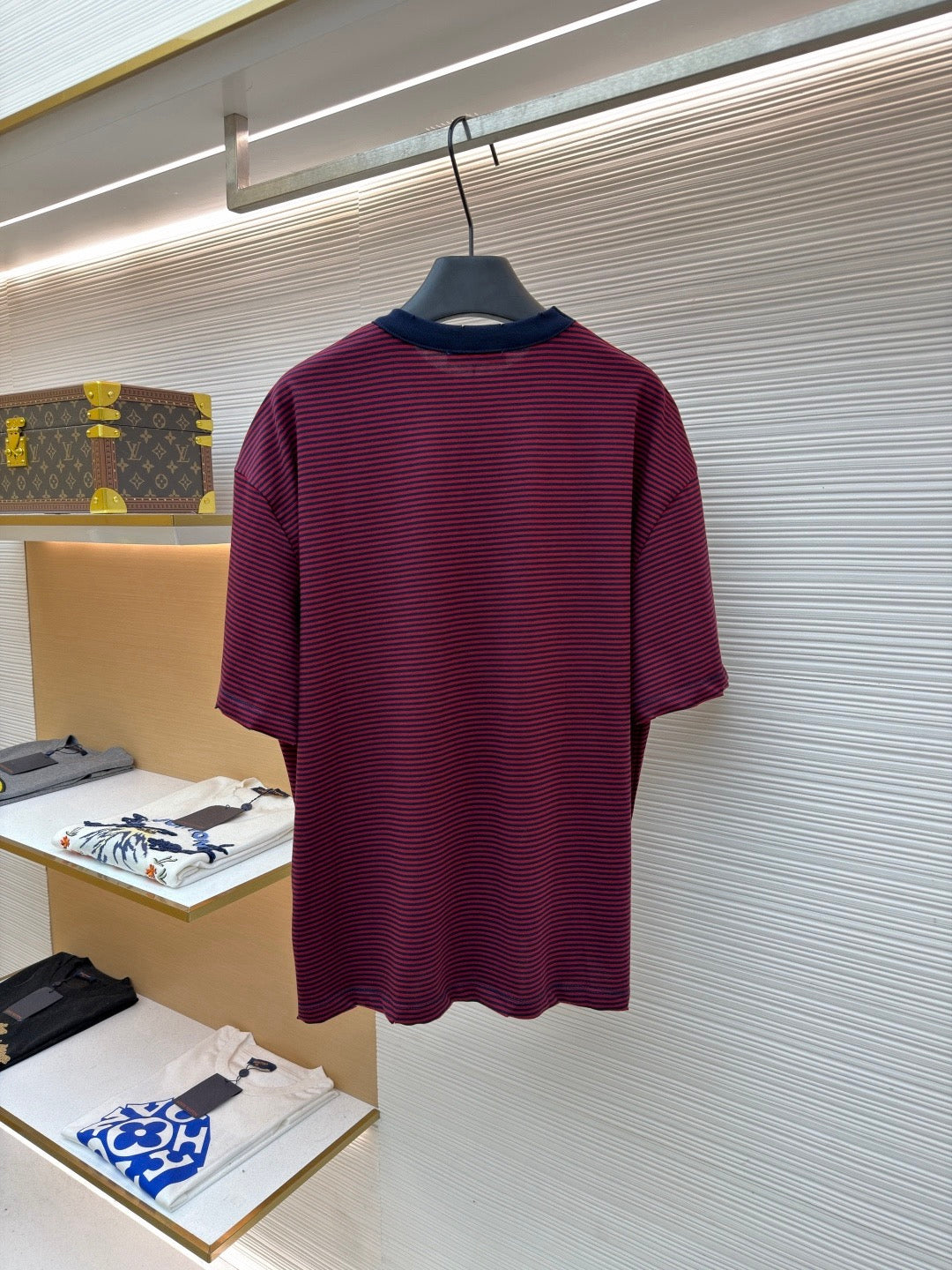 Striped Pocket Short-Sleeve T-Shirt
