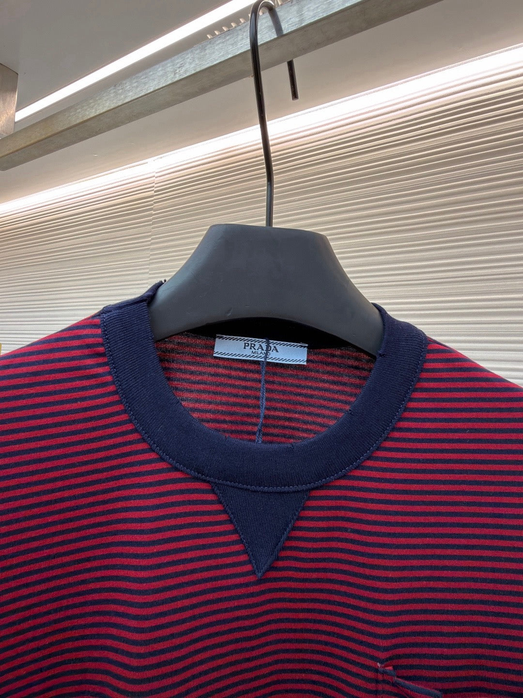 Striped Pocket Short-Sleeve T-Shirt
