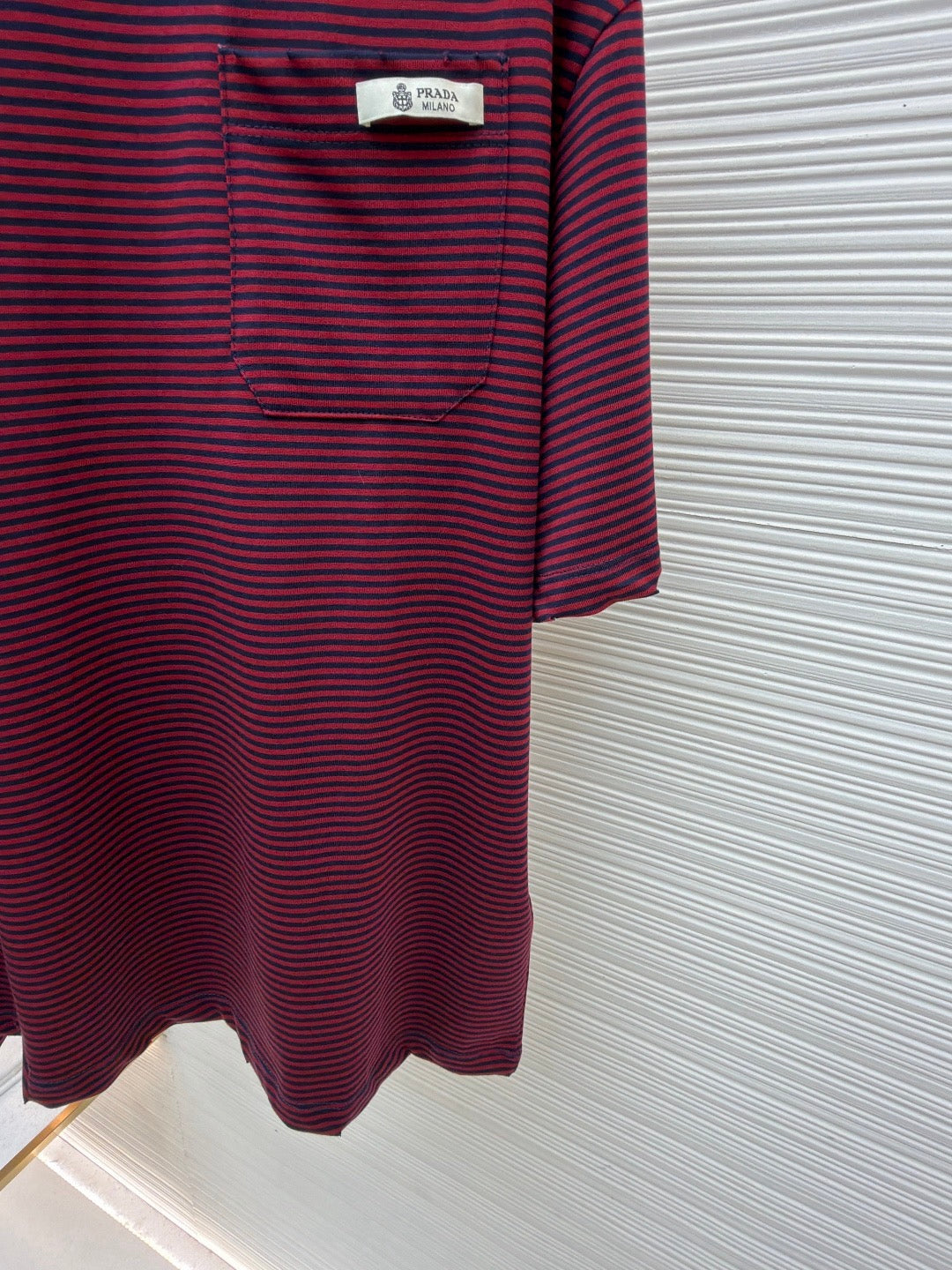 Striped Pocket Short-Sleeve T-Shirt