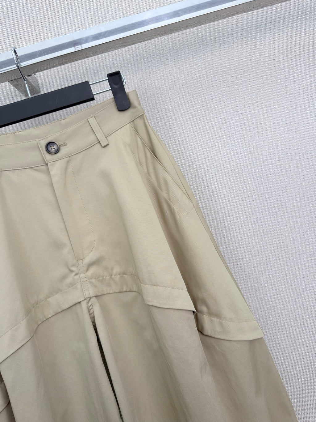 Deconstructed Wide-Leg Pants