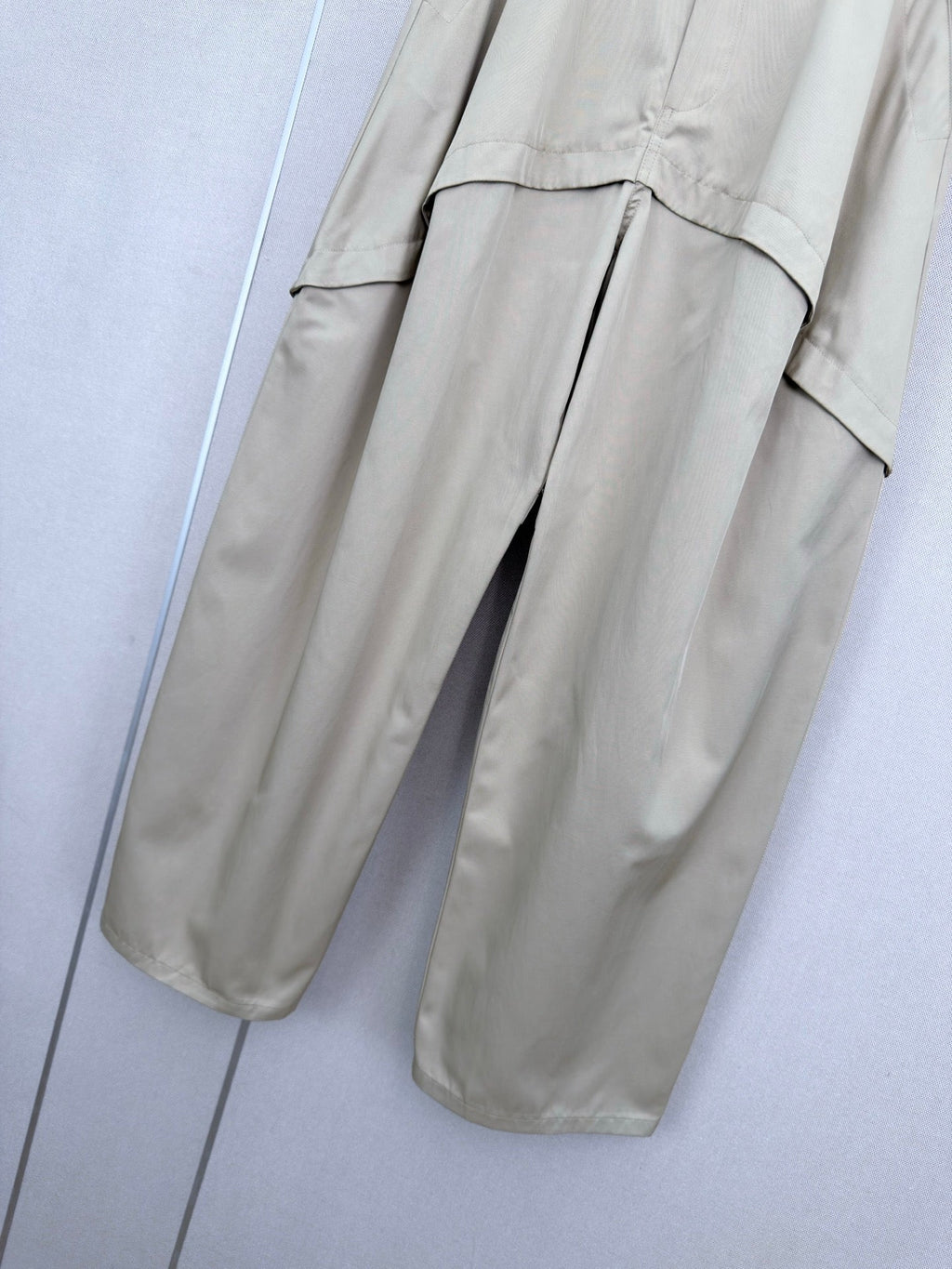 Deconstructed Wide-Leg Pants