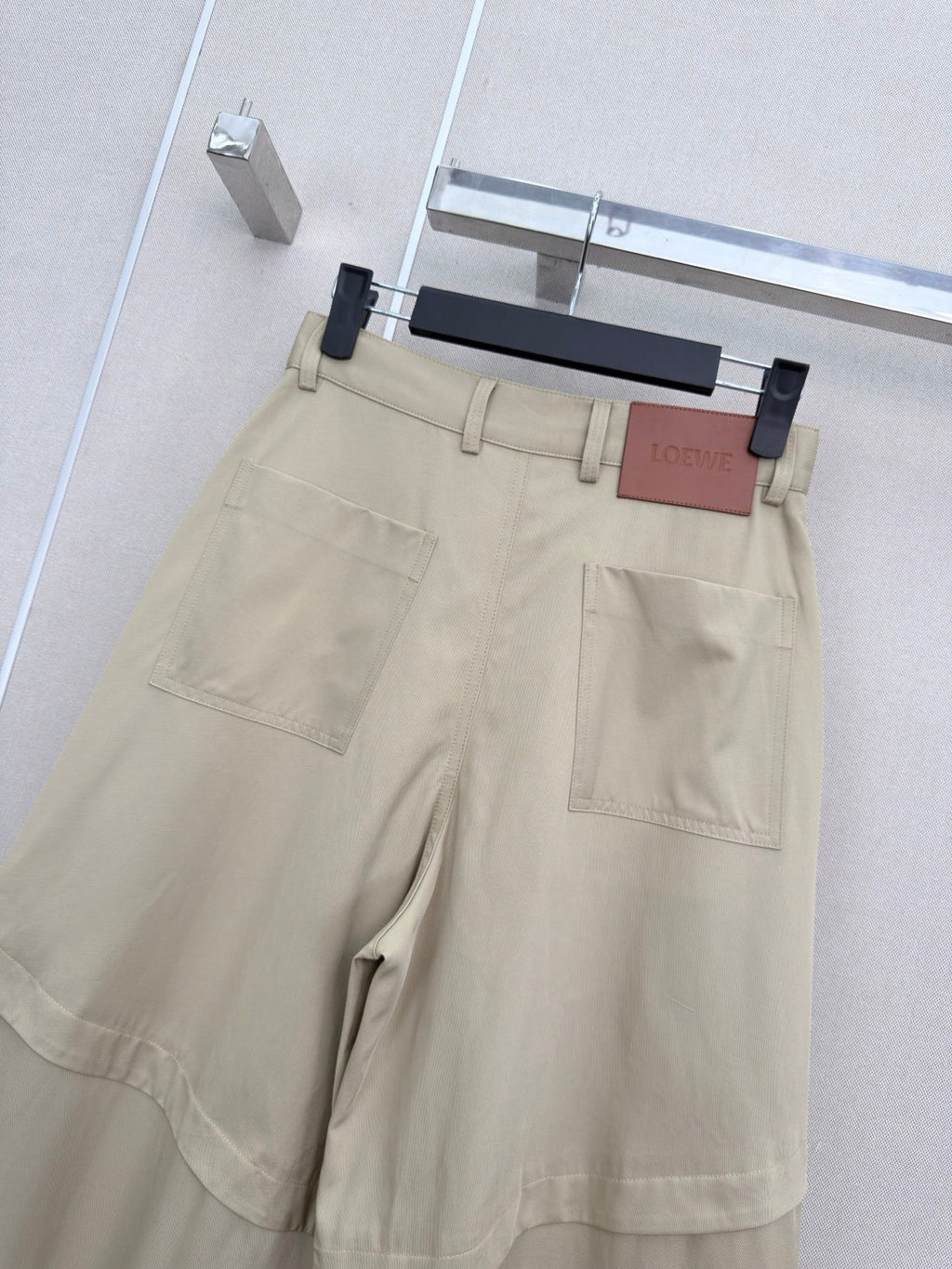 Deconstructed Wide-Leg Pants