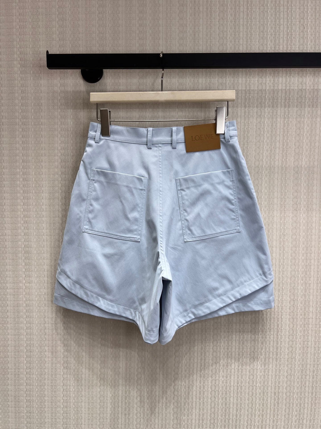Deconstructed Wide-Leg Shorts