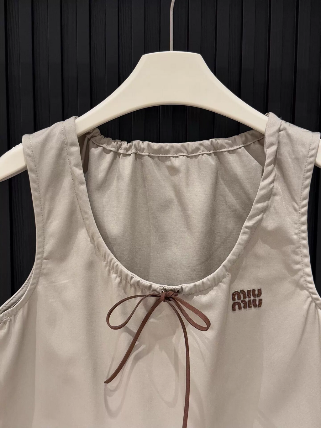 26 Drawstring Sleeveless Mini Dress Set