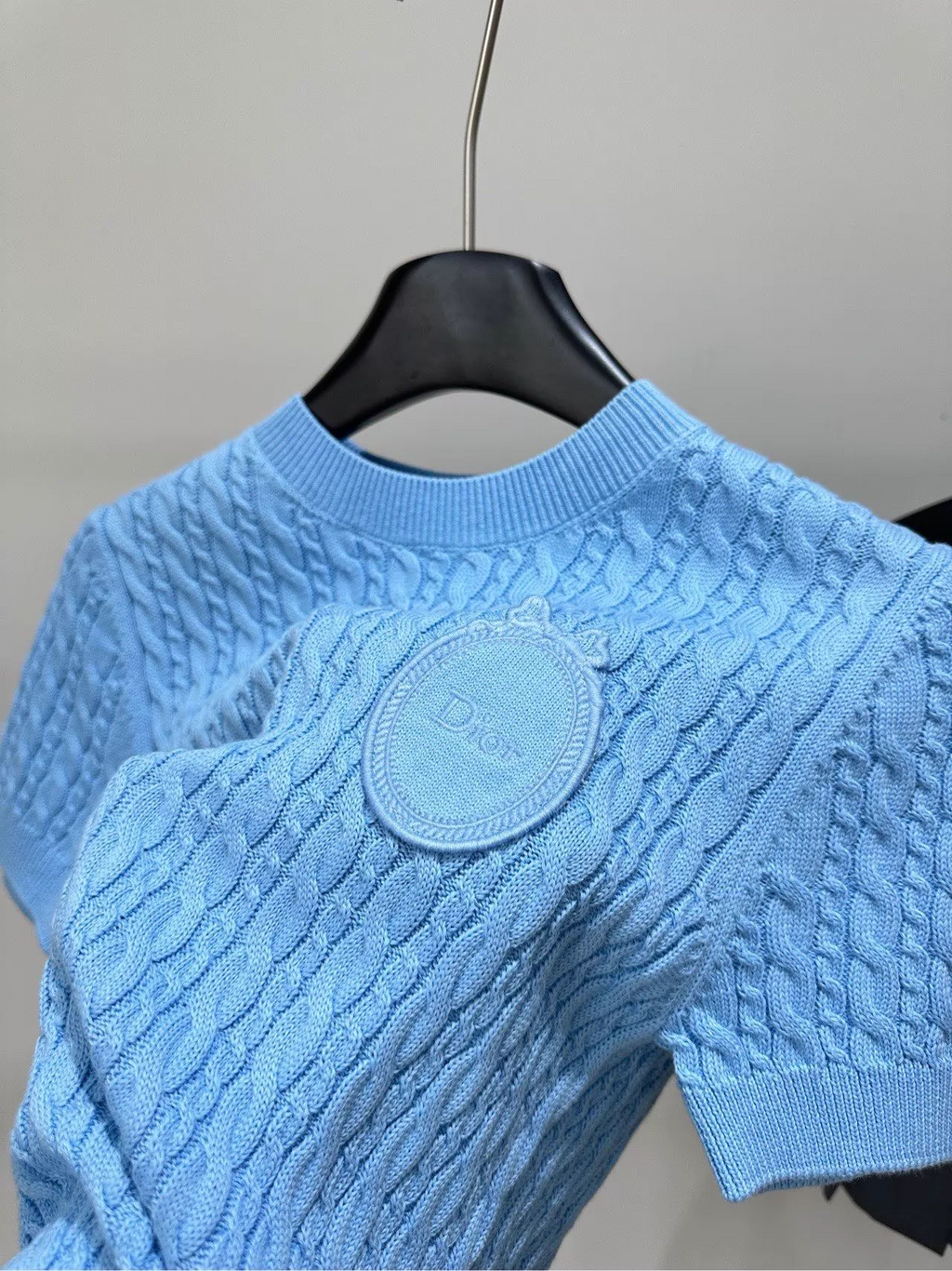 26 Fried Dough Twists round neck knitting short sleeve