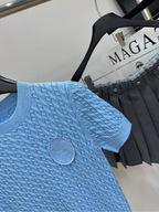 26 Fried Dough Twists round neck knitting short sleeve