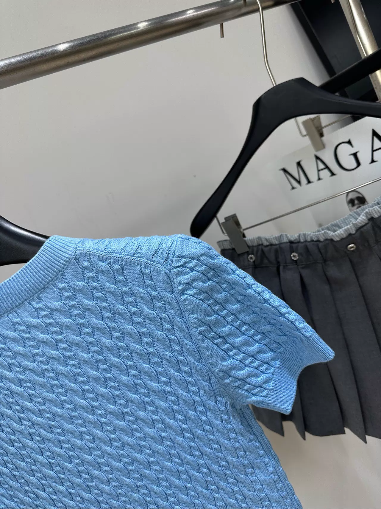 26 Fried Dough Twists round neck knitting short sleeve