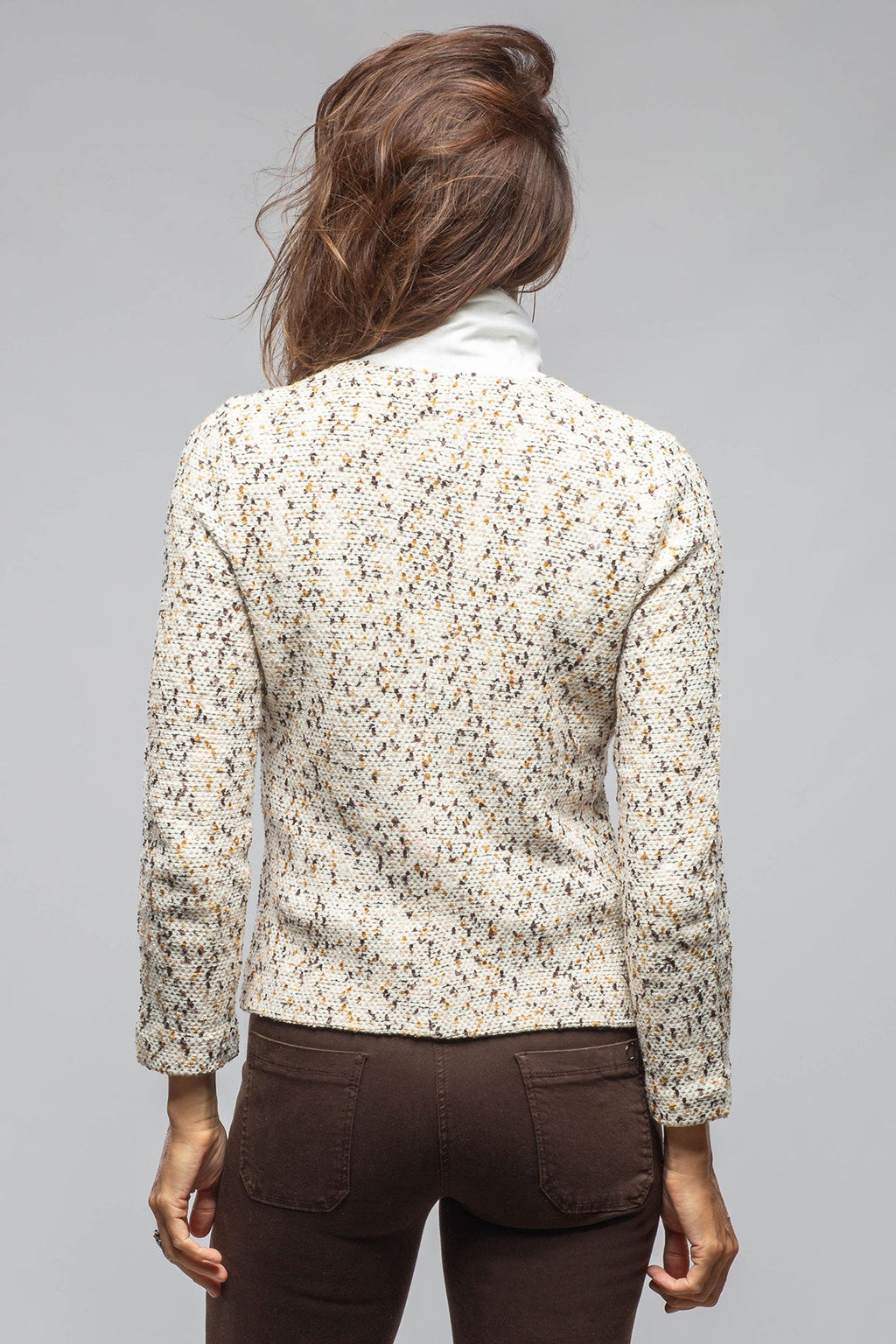 Catarina Single Button Jacket In Tweed