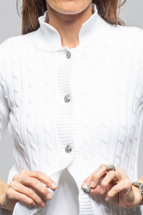 Naxos Short Sweater In White