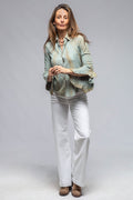 Enchantment Flamenco Sleeve Leather Shirt