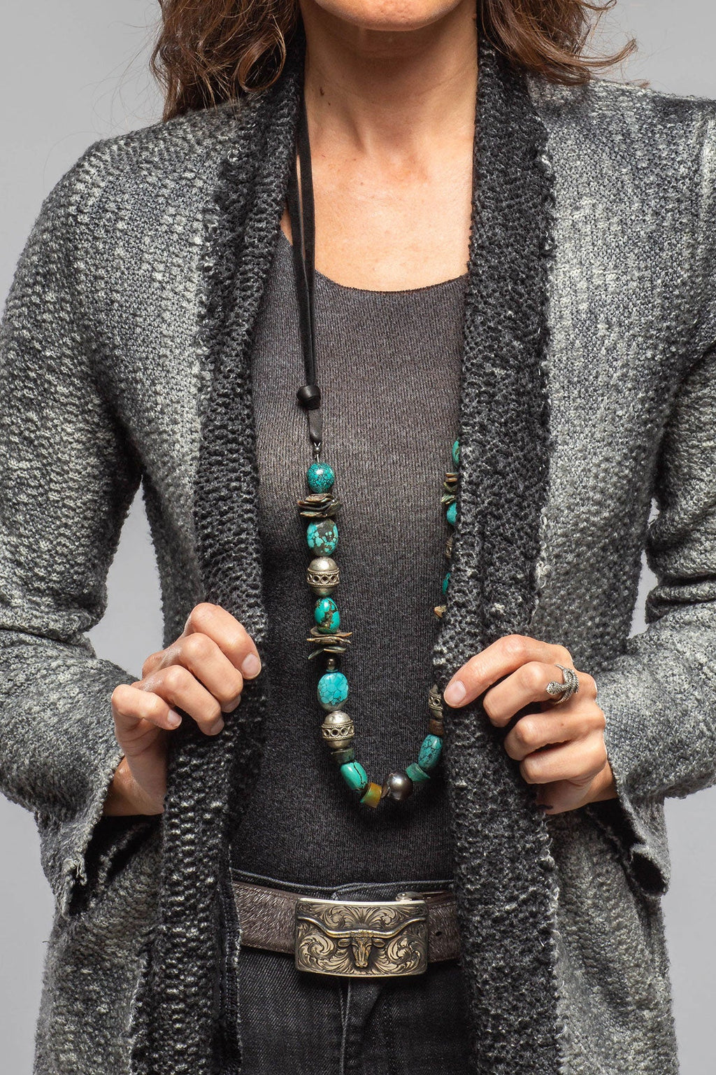 Calla Boucle Sweater Coat In Husky