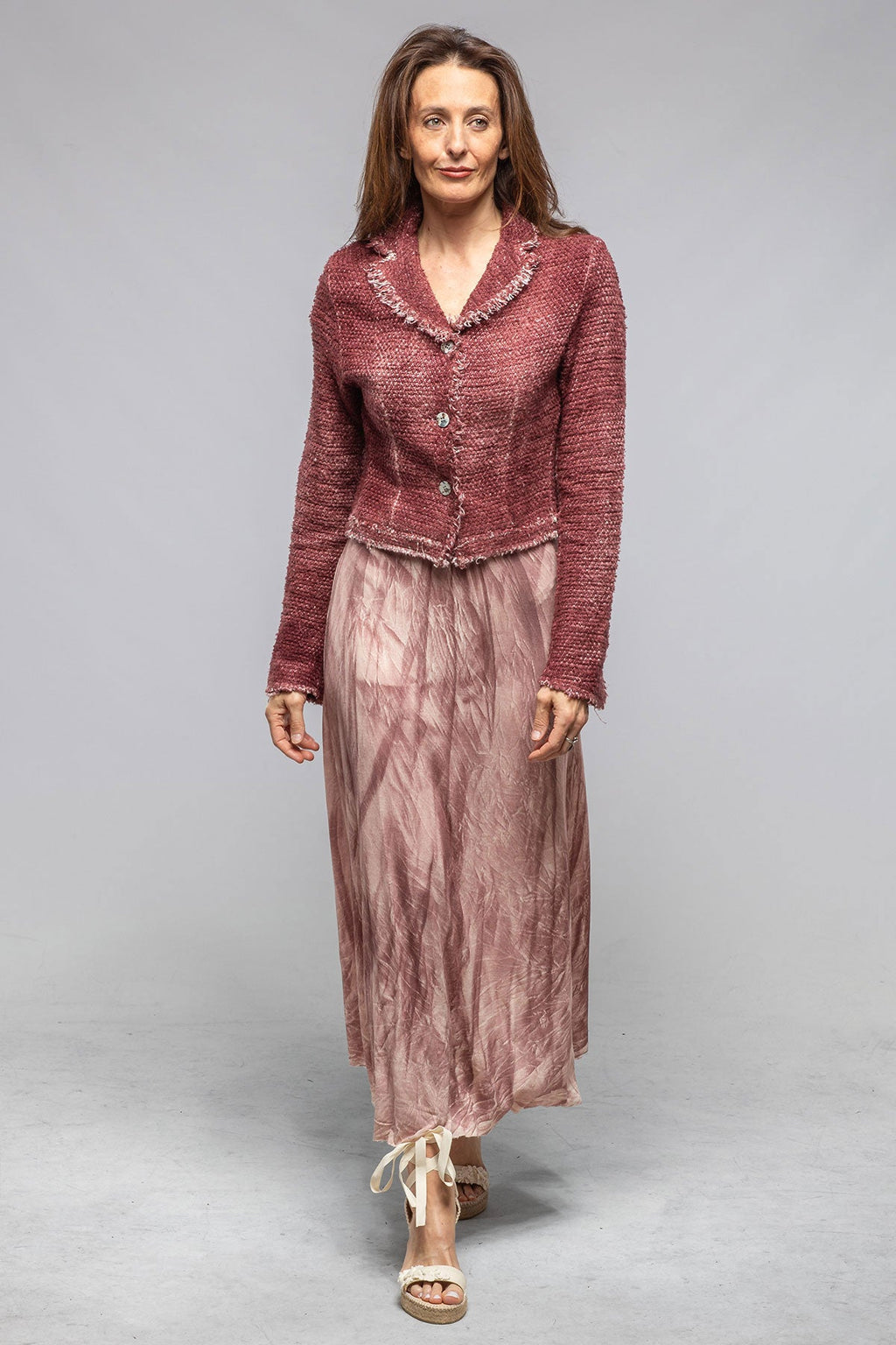 Evola Cropped Jacket In Agate