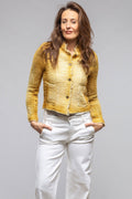 Olette Stitch Knit Jacket In Pepita