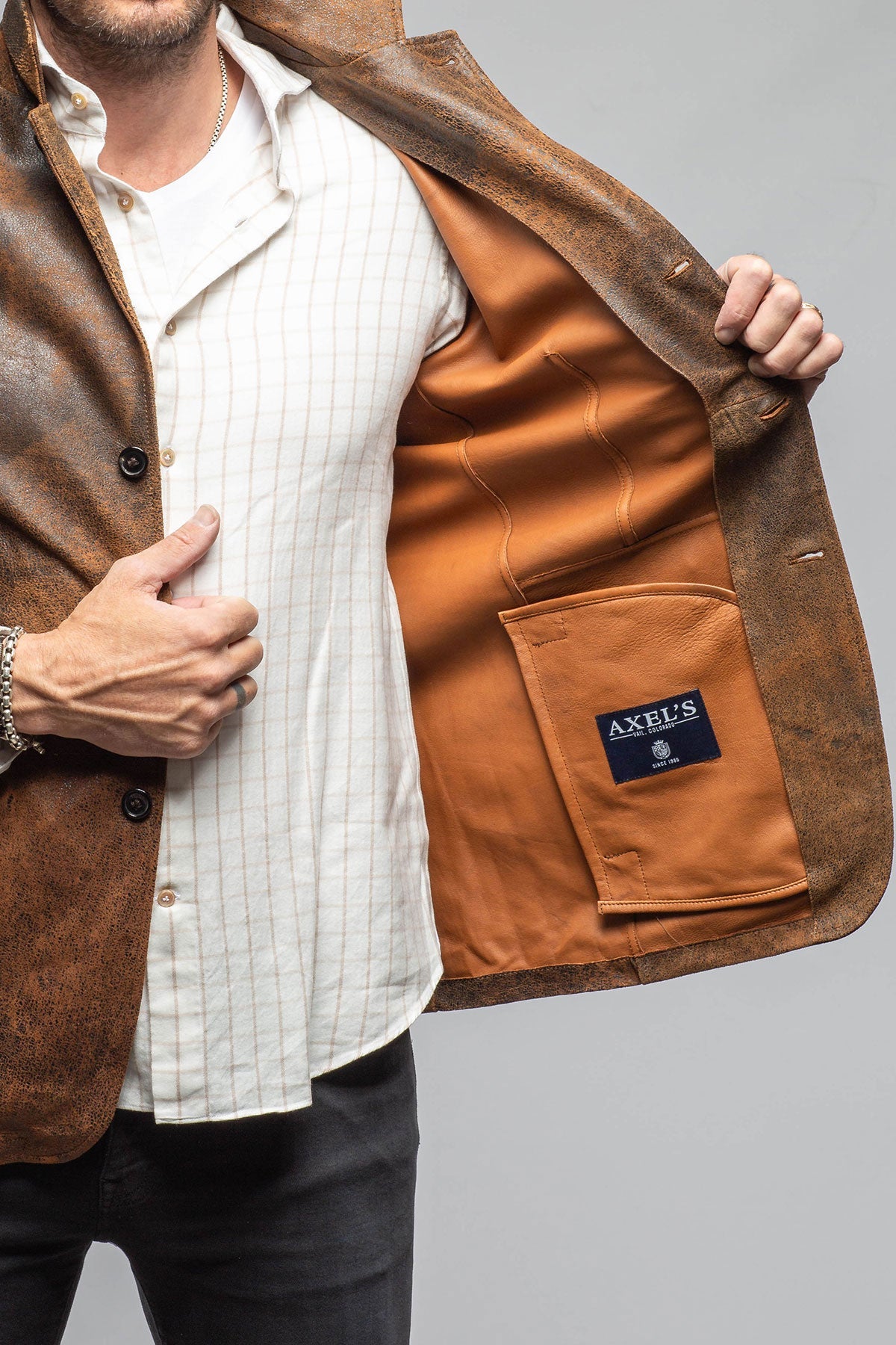 Butch Cassidy Blazer In Brown Elk