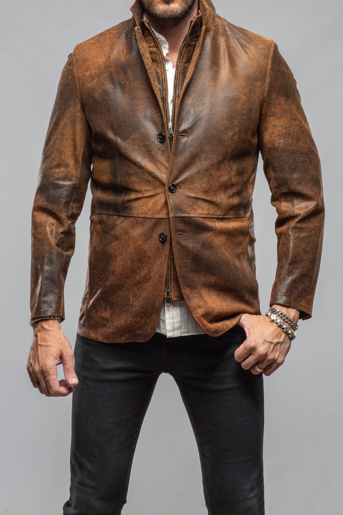 Butch Cassidy Blazer In Brown Elk
