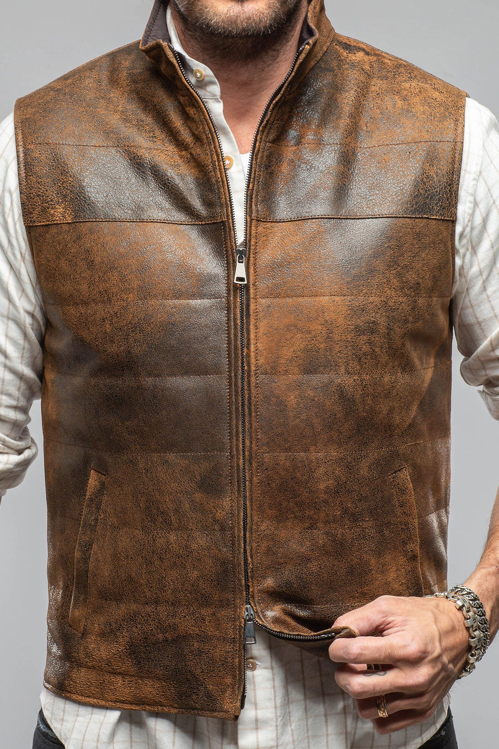 Butch Cassidy Vest In Brown Elk