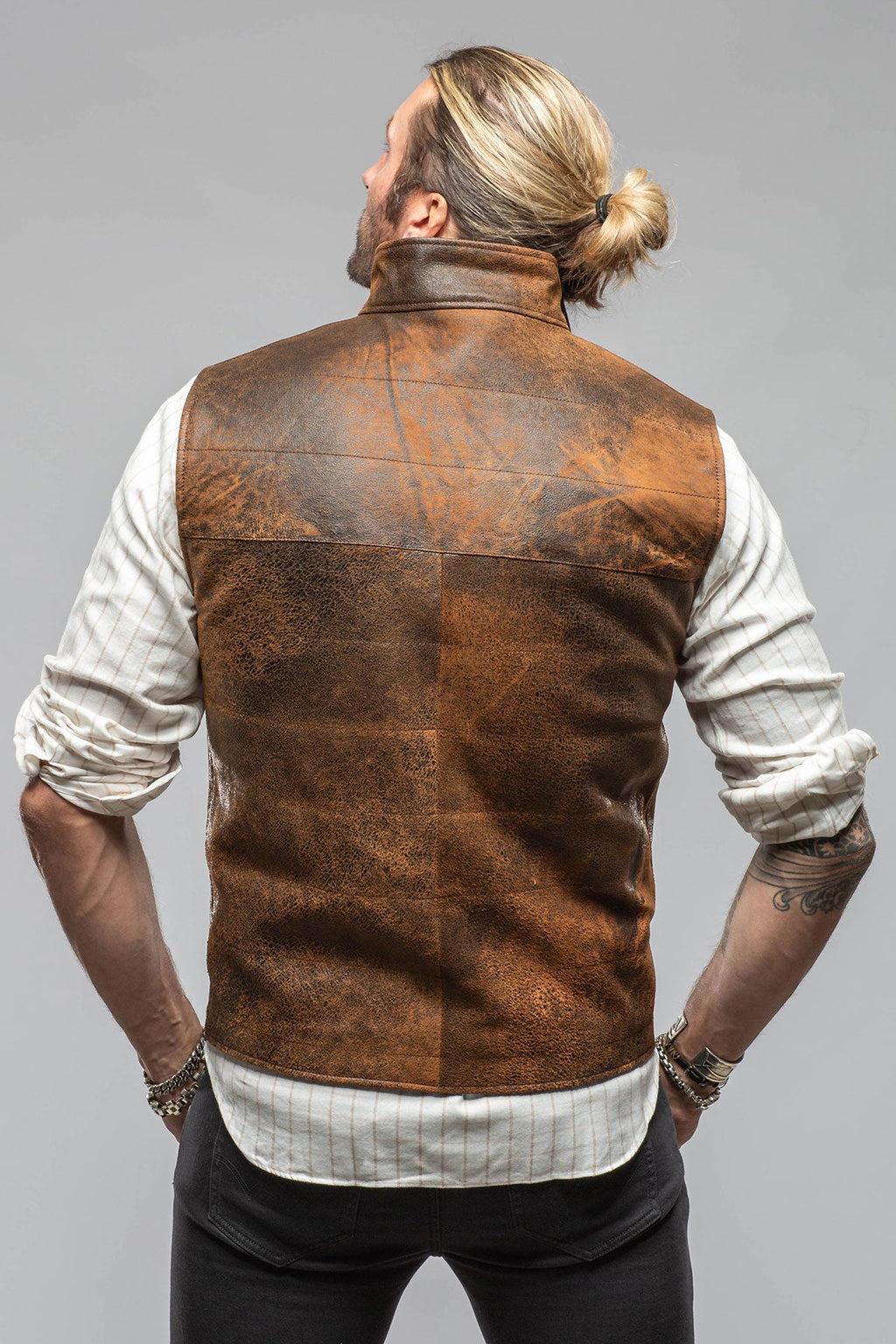 Butch Cassidy Vest In Brown Elk