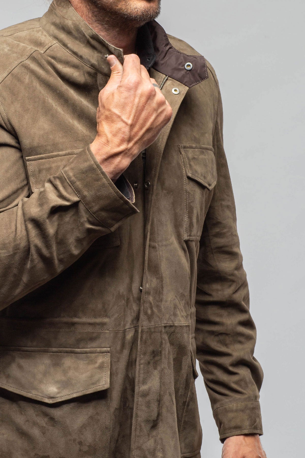 Drake Suede Safari Coat