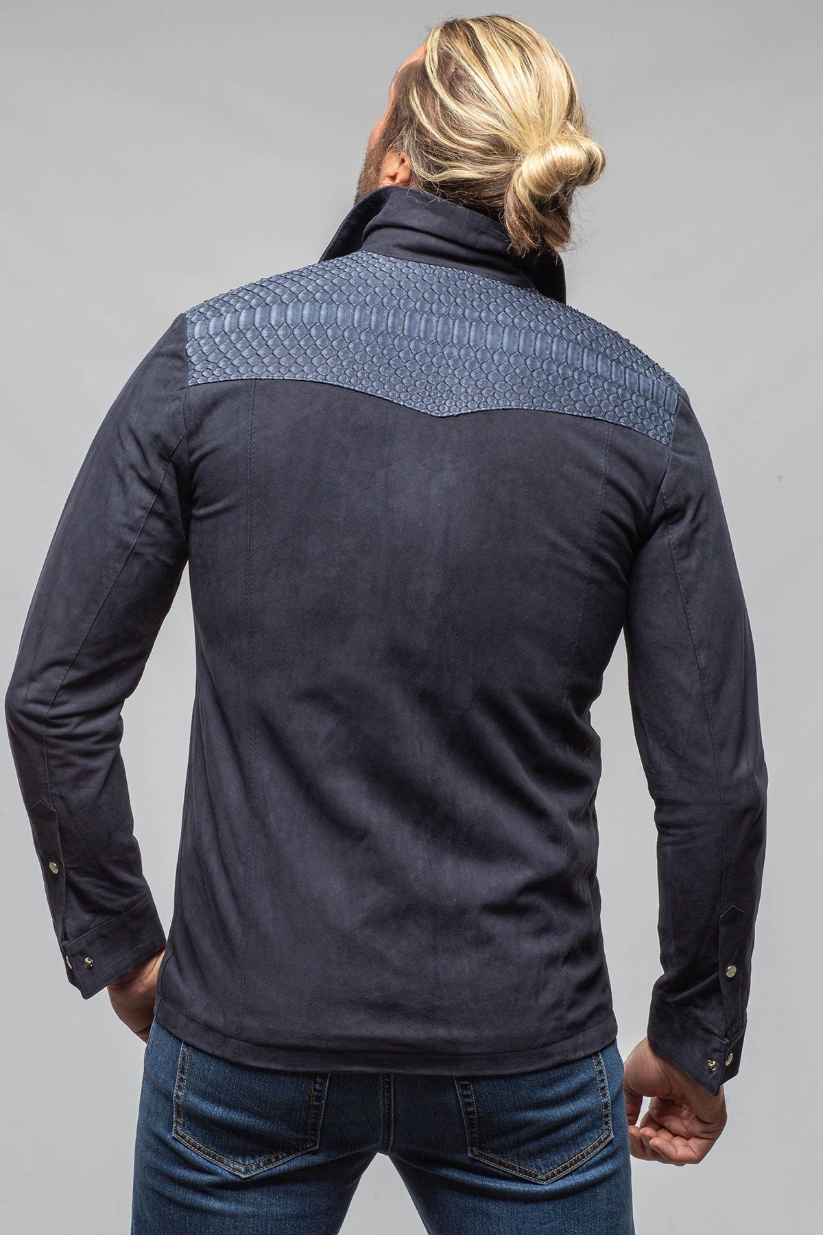 Duke Cashmere/Python Snap Shirt