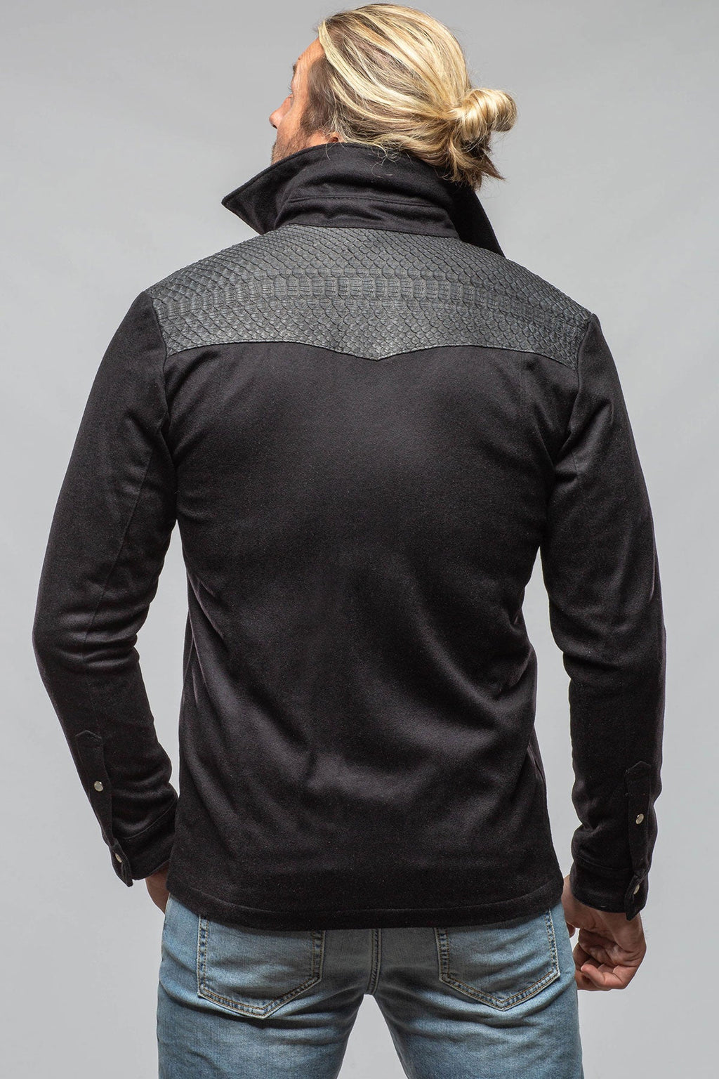 Duke Cashmere/Python Snap Shirt