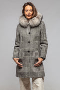 Emma Knit Coat w/Fur Collar
