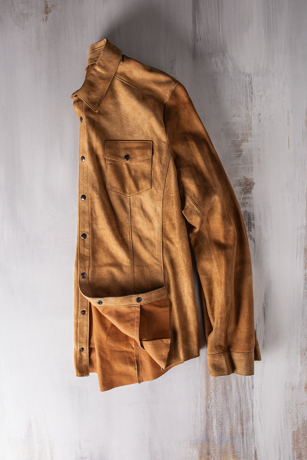 Lennox Suede Snap Shirt