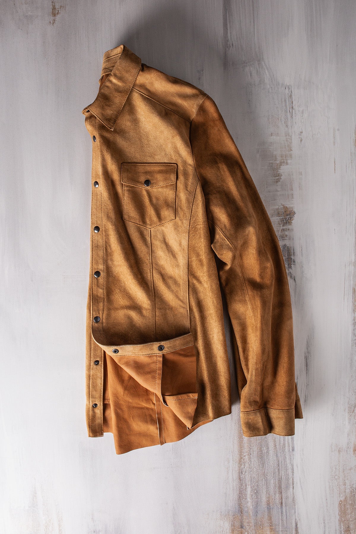 Lennox Suede Snap Shirt