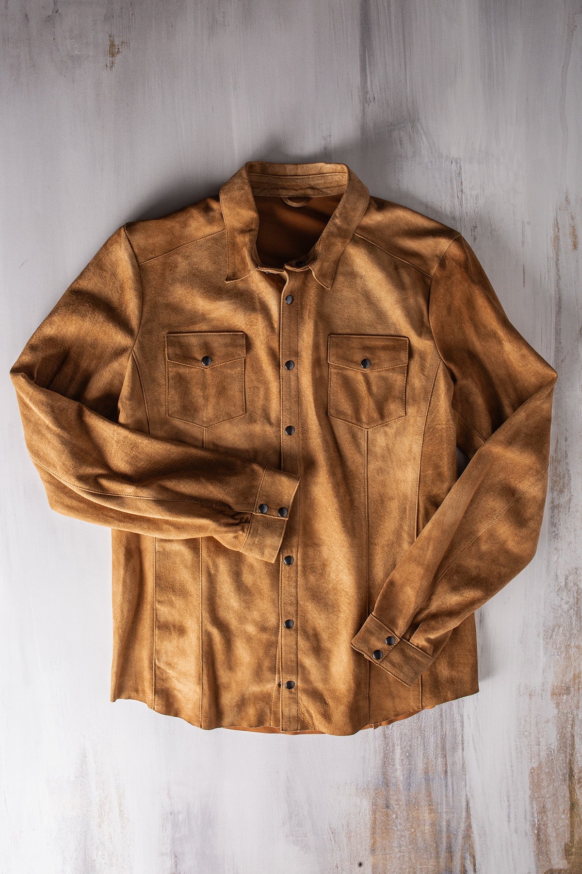 Lennox Suede Snap Shirt