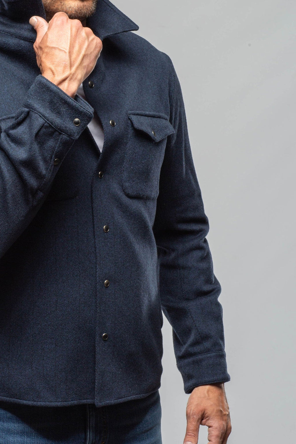 Levi Cashmere Snap Shirt