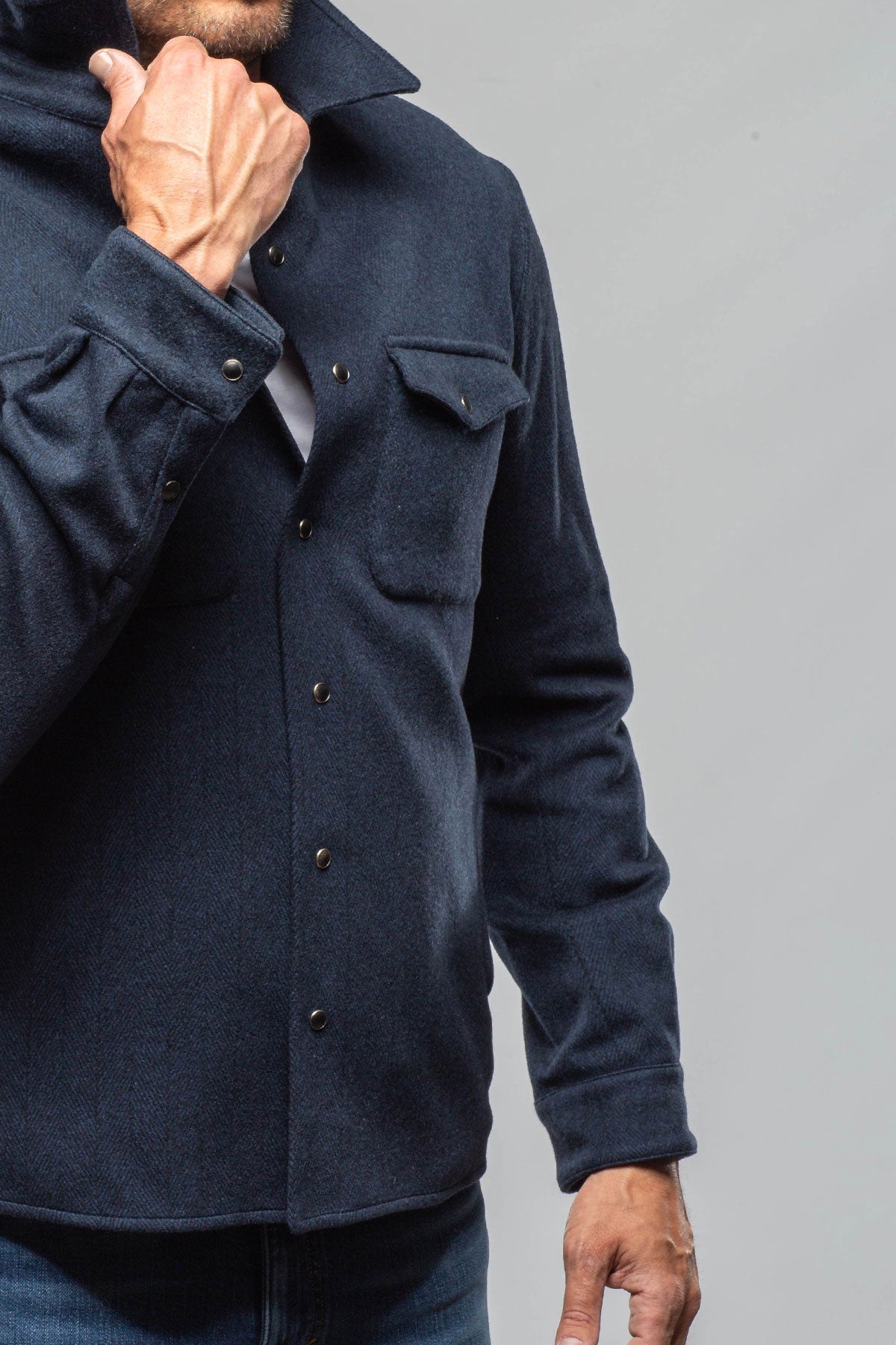 Levi Cashmere Snap Shirt